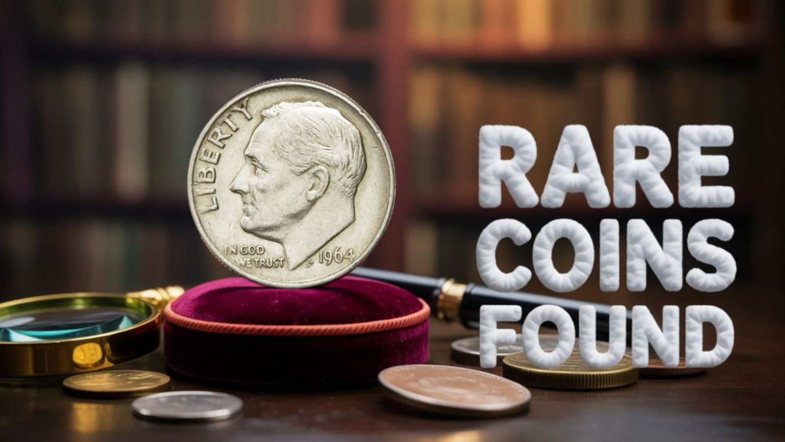 A RARE 1964 ROOSEVELT DIME WORTH $2 MILLION PLUS 7 MORE COINS THAT COULD BE IN YOUR POCKET