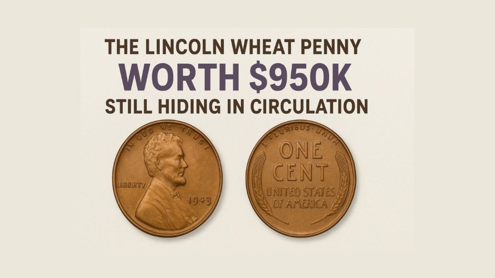 Rare Lincoln Wheat Penny Worth $950K Could Be in Your Pocket!