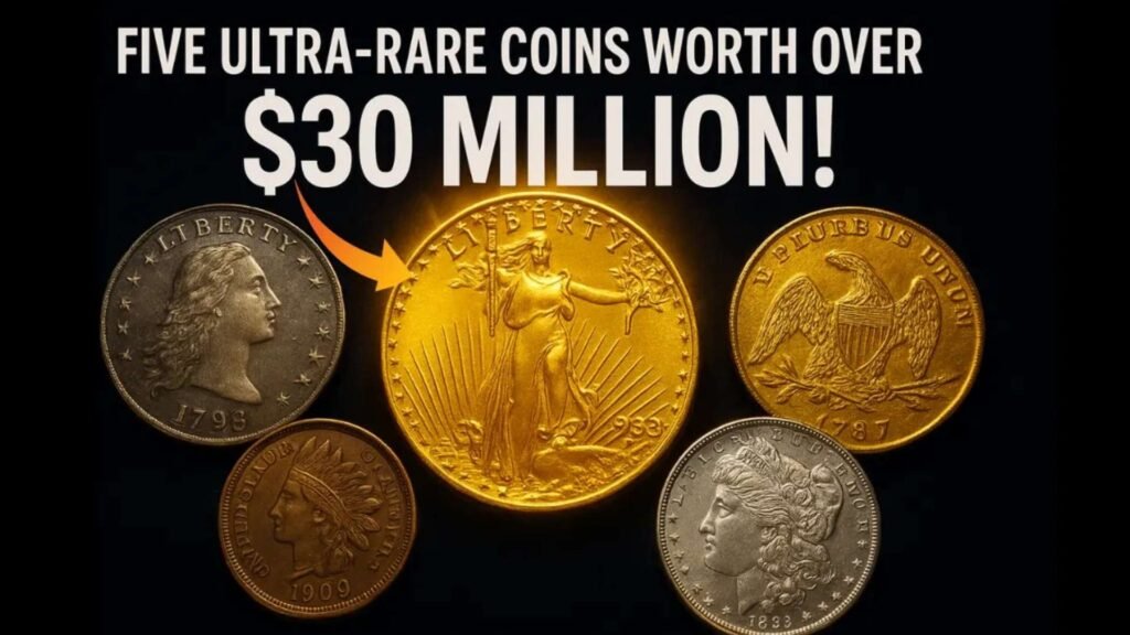 Top Five Ultra-Rare Coins Worth Over $30 Million — Including the 1933 Double Eagle