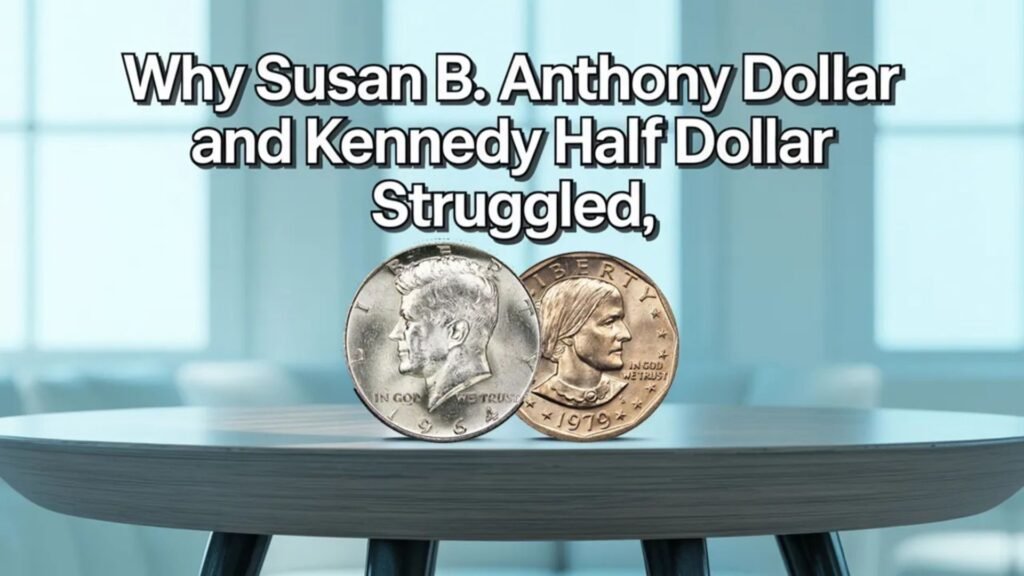 Why the Susan B. Anthony Dollar and Kennedy Half Dollar Failed to Win Over Americans
