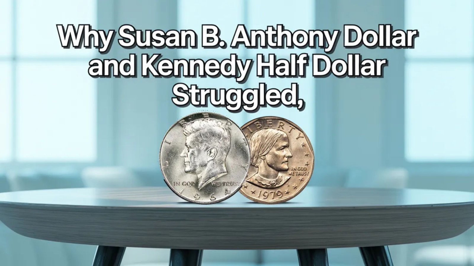 Why the Susan B. Anthony Dollar and Kennedy Half Dollar Failed to Win Over Americans